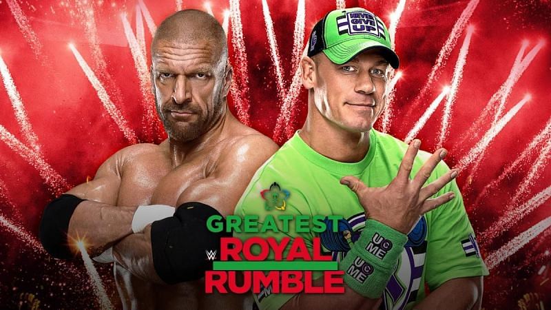 John Cena will take on Triple H at the Greatest Royal Rumble event