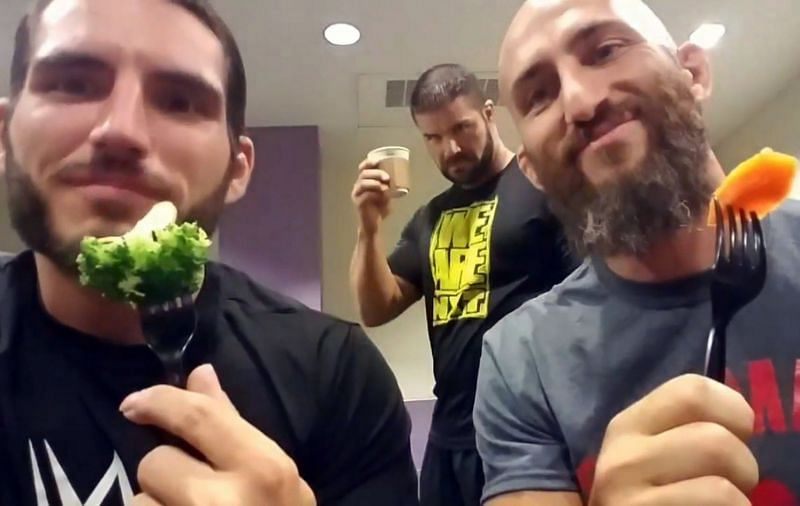 Johnny Gargano (Left) &amp; Tommaso Ciampa (Right) were close friends and Tag Team partners, before Ciampa turned heel last May