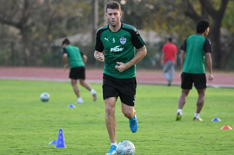 Juanan during a training session with BFC