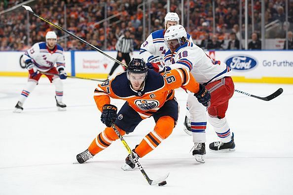 New York Rangers v Edmonton Oilers