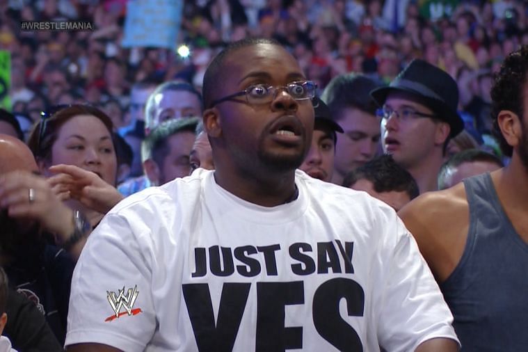 A fan in disbelief when Lesnar conquered the Streak.