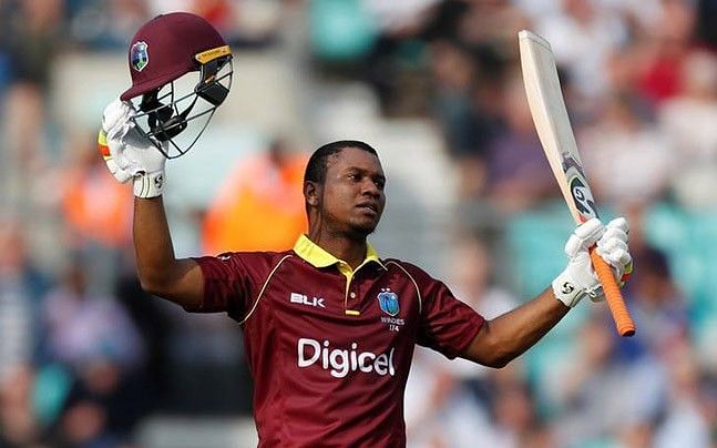 Evin Lewis in fourth ODI against England - 2017