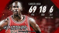 Quite possibly Michael Jordan's best night of his career.