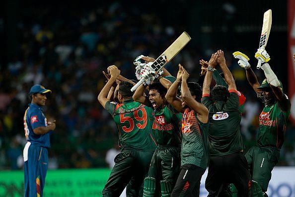 Bangladesh made their way to the final following two thrilling wins over hosts Sri Lanka