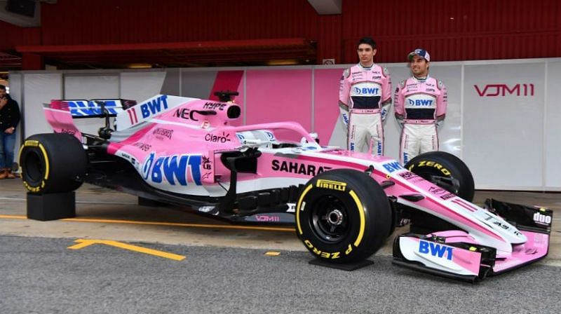 2018 Force India car