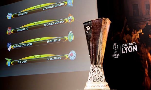 The line-up of the Europa League 2017/18 quarter-finals