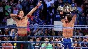 WWE News: AJ Styles and Shinsuke Nakamura promote their WrestleMania match