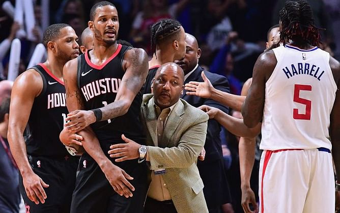 The Clippers provide a hilarious response in the first game since the locker room fight against the Rockets