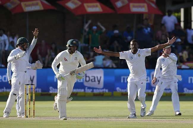Image result for South Africa vs Australia 2018: 4th Test, Day 2 Khawaja, Marsh