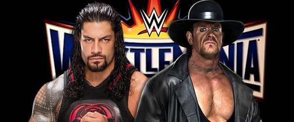 Taker vs Roman at Wrestlemania