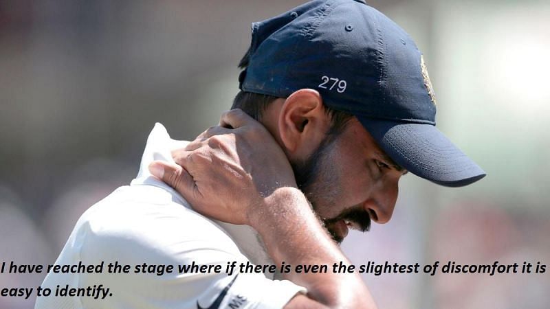 It makes it imperative for Shami to manage his body well given the sustained workload