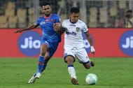 Brandon in action against Chennaiyin FC