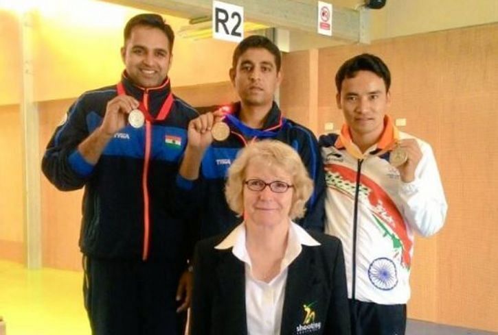Shahzhar Rizvi and Jitu Rai won gold and silver respectively in the 10m air pistol event.