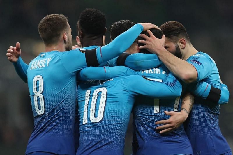 Arsenal beat Milan to draw the first blood in the high-profile Europa League clash