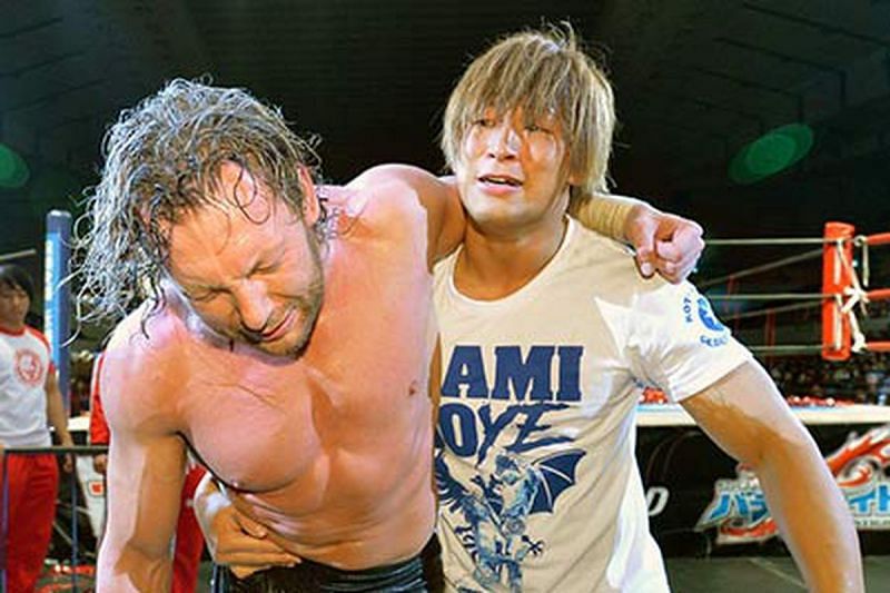 Kenny Omega seems ecstatic about the Golden Lovers reuniting in NJPW