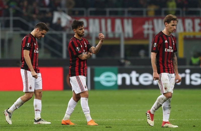 Milan succumbed to the pressure