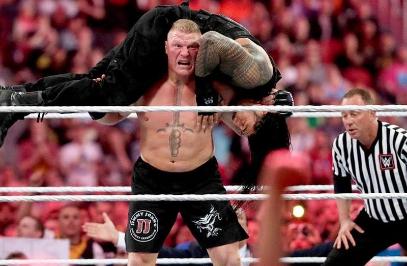 Brock Lesnar is set to do battle with Roman Reigns at the Showcase of the Immortals