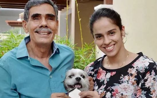 Saina Nehwal&#039;s father&#039;s name has been omitted from the Indian contingent.
