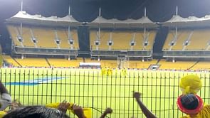 Reason for three empty stands at the MA Chidambaram Stadium in Chennai