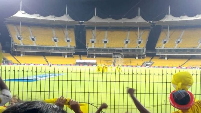 Reason for three empty stands at the MA Chidambaram Stadium in Chennai