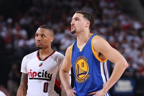 Damian Lillard and Klay Thompson