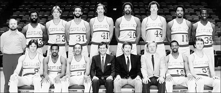 The Cleveland Cavaliers&#039; roster in 1982-83.