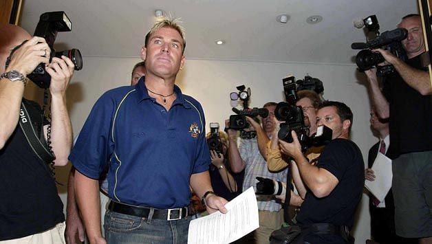 Shane Warne was sent back home before the 2003 World Cup for testing positive to a banned substance