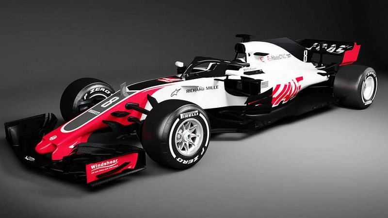 2018 Haas F1 car