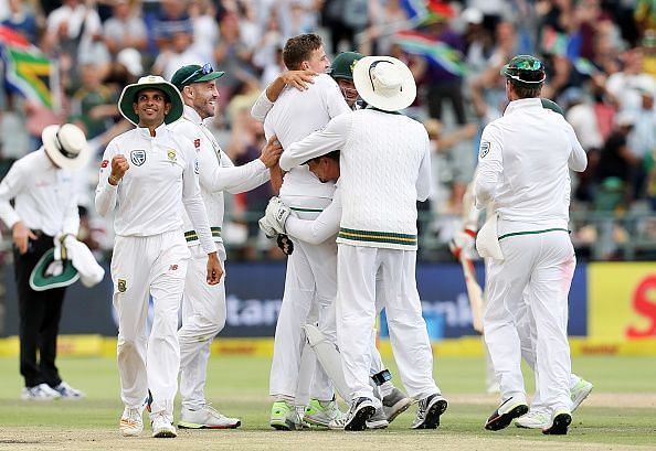 Cape Town, Mar 25: Scores on the fourth day of the third Test between South Africa and Australia at Newlands today.