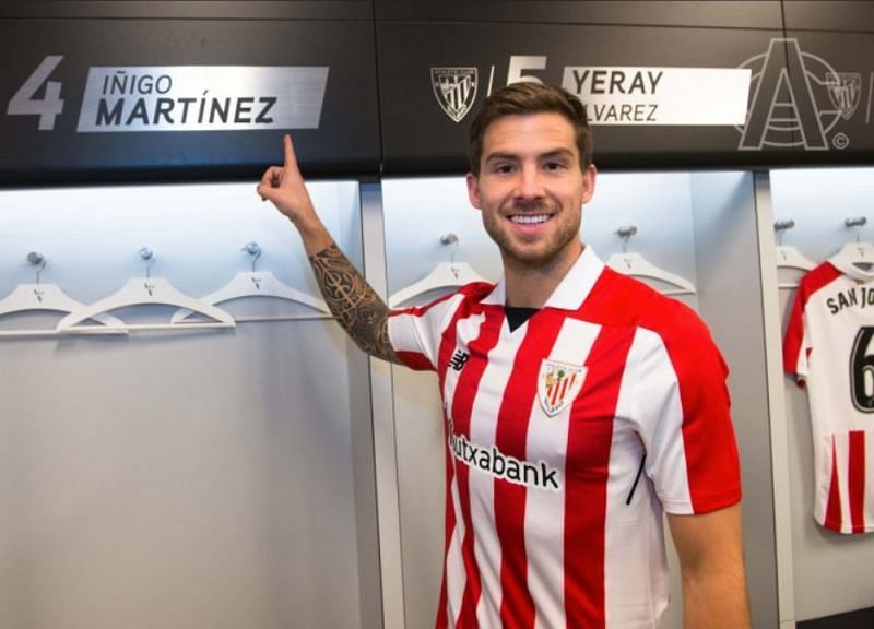 Athletic Bilbao announce the signing of Inigo Martinez