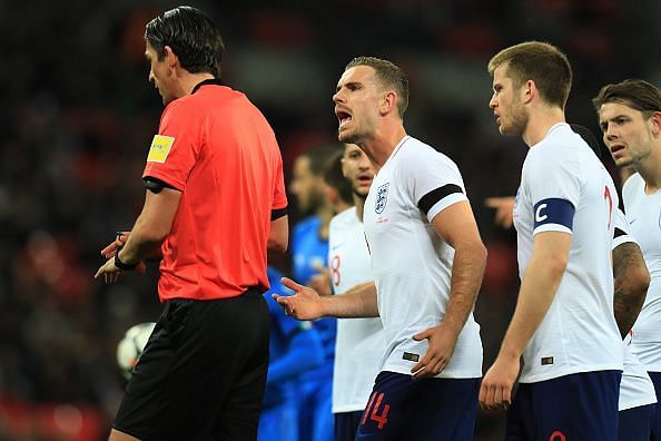 England might feel they were a little unlucky with the intervention of VAR