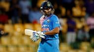Image result for Sri Lanka vs India, 4th T20I, Nidahas Trophy 2018 Rohit Sharma