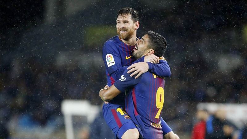 Lionel Messi and Luis Suarez have had little difficulty in finding the back of the net