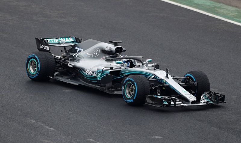 Mercedes F1 2018 car