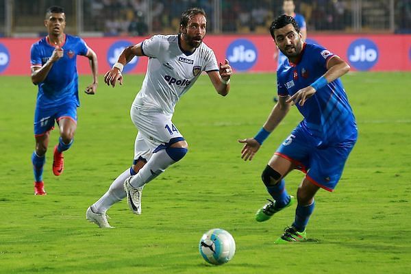 Jahouh was a thorn on the side of Chennaiyin. (Photo: ISL)