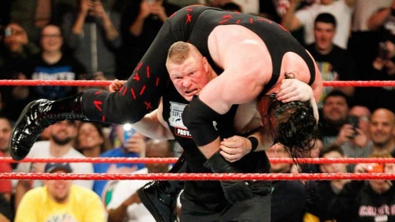 Kane was no match for Brock Lesnar last night in Chicago 