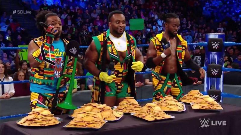 The New Day took center stage in an entertaining dark match