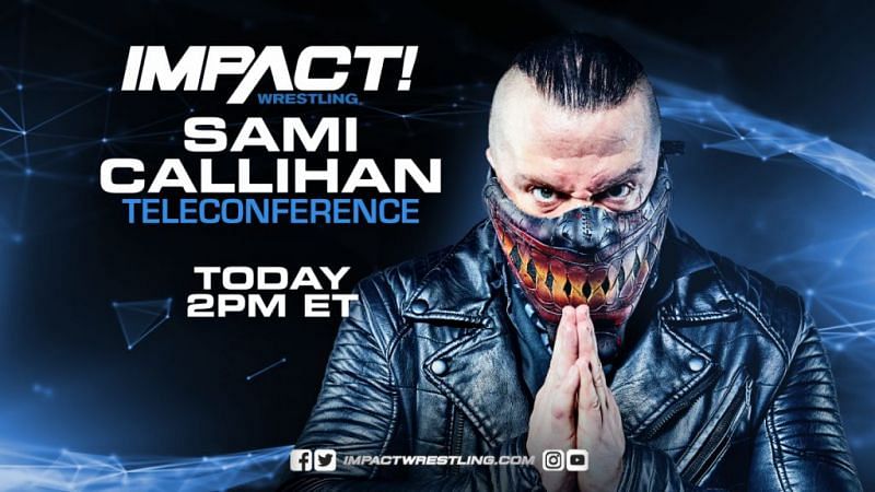 Sami Callihan spoke with the media on Wednesday afternoon
