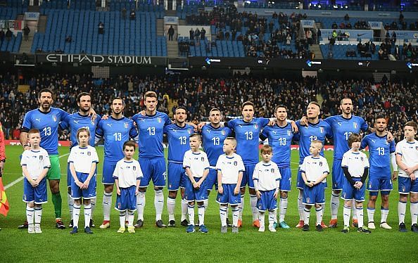 Italy played their first game since failing to qualify for the World Cup