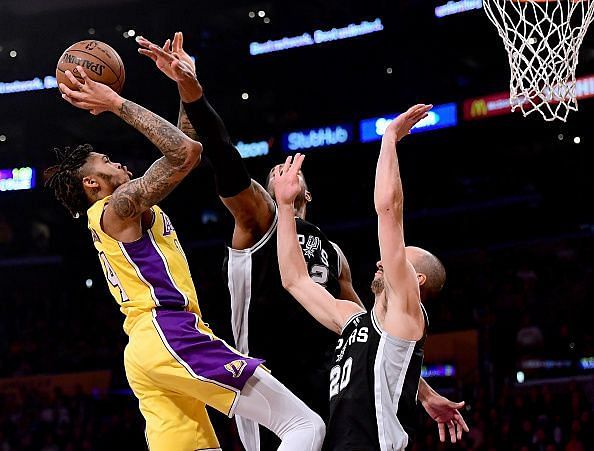 San Antonio Spurs v Los Angeles Lakers