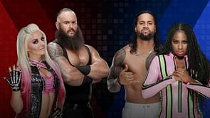 WWE Mixed Match Challenge Results: Alexa Bliss and Braun Strowman vs Naomi and Jimmy Uso