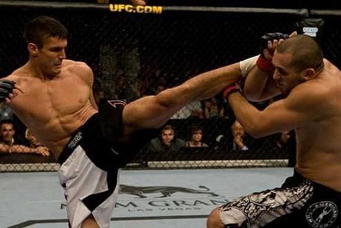 Goran Reljic (left) is still fighting despite his last UFC appearance being in 2010