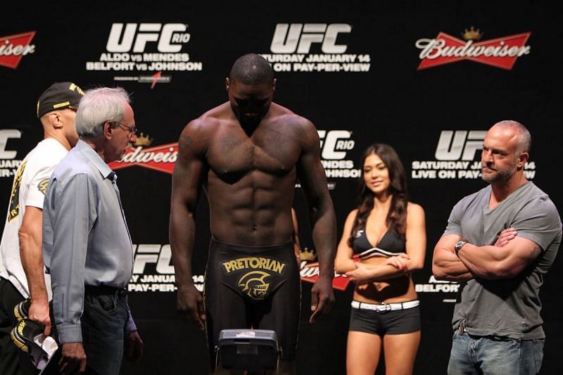 Anthony Johnson missed weight in his only UFC fight as a Middleweight