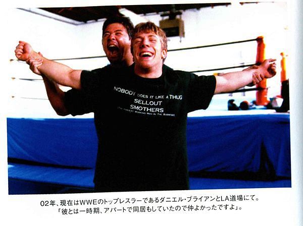 Bryan used to share a room with Nakamura and Former UFC Light Heavywieght Champion Lyoto Machida in Japan.