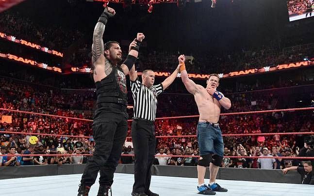 Roman Reigns defeated John Cena again