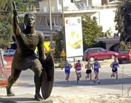 Runners Take Orginal Route In Athens Marathon