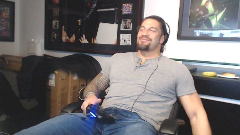 Roman Reigns loves to play video games 