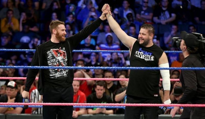 Owens and Zayn targetted Styles and Nakamura on Friday night 