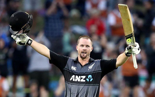 Colin Munro after his third century in T20 Internationals against Windies