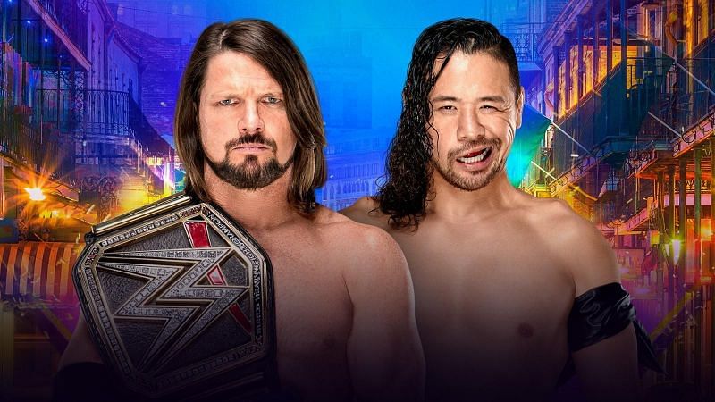 AJ Styles is scheduled to face Shinsuke Nakamura at WrestleMania 34.